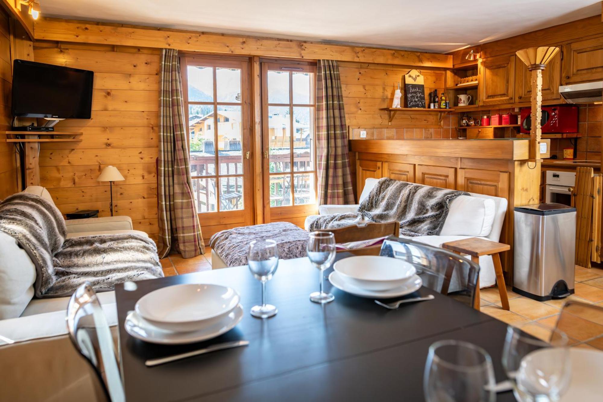 Bel appartement au coeur du village Megève Extérieur photo